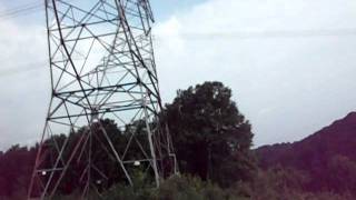 High voltage power lines on the Appalachian Trail Buzzing [upl. by Waddington]