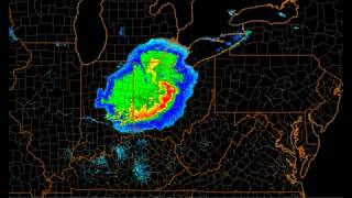 Radar Loop of the June 29 2012 Derecho [upl. by Rocker]