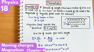 18 Example 49 410 Numericals moving charges and magnetism Class12 Physics neet jee [upl. by Codding]