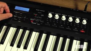 Korg PS60 Performance Synthesizer  Part I Splits amp Layers  In The Studio With Korg [upl. by Aretta]