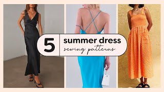 5 Summer Dresses You Should Sew  FREE PATTERN 🌸 [upl. by Glynn]