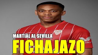 EL SEVILLA FICHA A MARTIAL CEDIDO HASTA JUNIO  EL TRABAJO DE MONCHI ES UN ESPECTÁCULO [upl. by Kalindi]