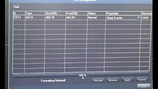 ZOSI Security System  How to format the HD in DVR [upl. by Paryavi619]