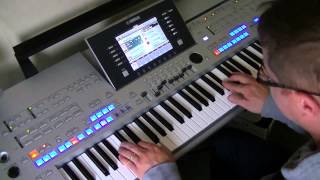 The Commodores  Easy  yamaha tyros 4  cover  Lionel Richie [upl. by Benoite207]