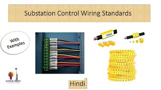 Substation Control Wiring  Standards of cables and ferrules with examples  Wiring Philosophy [upl. by Jackelyn]