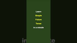 Simple Future Tense  Future Indefinite Tense [upl. by Parnell]