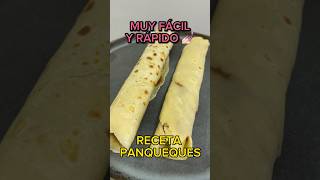 Receta de panqueques Fácil y rápido 💅🏻 [upl. by Areis]