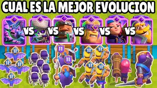 CUAL ES LA MEJOR CARTA EVOLUCIONADA  NUEVOS MURCIELAGOS EVOLUCIONADO  Clash Royale [upl. by Artinak]