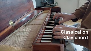 J W Hässler  Sonata No 6 in A minor 1776  Poco Allegro first theme [upl. by Lowenstein309]