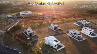 Condomínio Alphaville 1 Granja Marileusa Uberlândia MG Drone DJI Mini 2 [upl. by Marigolde]