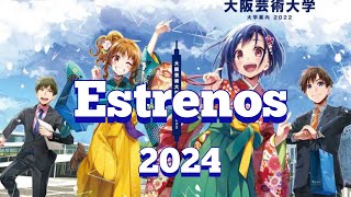 ESTRENOS ANIME FANDUB EN ESPAÑOL LATINO 2024 [upl. by Boutis782]