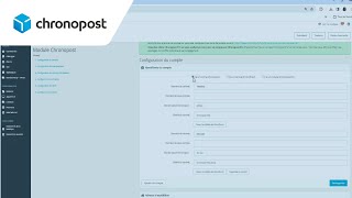 Chronopost Pro et PrestaShop  Connexion à la boutique [upl. by Georgena790]