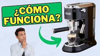 ☕🧐¿Cómo funciona la Cafetera DELONGHI DEDICA🧐☕ [upl. by Saalocin]