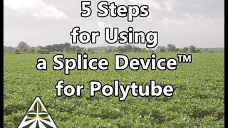 Delta Plastics Splice Device Video [upl. by Anilrahc]