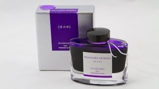 Pilot Iroshizuku MurasakiShikibu Japanese Beautyberry [upl. by Ecydnak727]