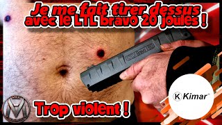 Je me fais tirer dessus avec le pistolet de défense LTL Bravo 20 joules  Le plus violent [upl. by Maura770]