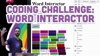 Coding Challenge 38 Word Interactor [upl. by Anyrak]