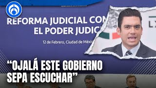 PAN no permitirá que reforma al Poder Judicial pase tal cual está [upl. by Ixela]