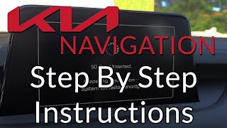 Kia Navigation Update  Step by Step instructions [upl. by Idnak827]