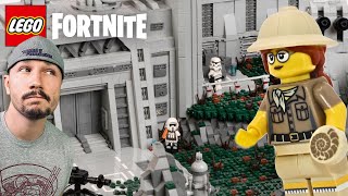 Building an Imperial Base in Star Wars in LEGO Fortnite [upl. by Leuams]