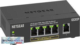 NETGEAR 5Port Gigabit Ethernet Unmanaged PoE Switch GS305P with 4 x Review [upl. by Dryden]