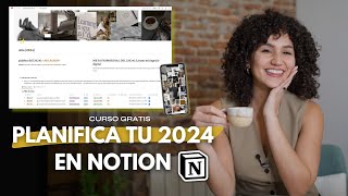 Cómo planificar tu 2024 en Notion ✨  Plantilla Gratis de Metas [upl. by Eizus]