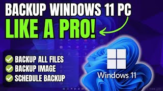 How to Safely Backup Windows and Files in Windows 11 2024 [upl. by Arualana911]