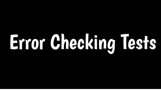 Error Checking Tests  Error Checking Aptitude Test [upl. by Eirrab]