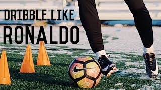 How To Dribble Like Cristiano Ronaldo  5 Easy Ronaldo Skills [upl. by Slater718]