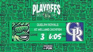 2024 IBL Playoffs Welland Jackfish vs Guelph Royals in the Rose City [upl. by Pedersen]