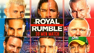 Men’s Royal Rumble Entry Predictions 2025 [upl. by Philbin126]