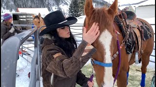 Silverton Skijoring 2019  Adrenaline Cowgirl [upl. by Onirefez153]