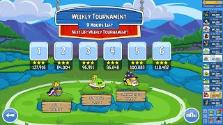 Angry Birds Refresh Tournament 35 wo Powerups [upl. by Annauqal]