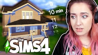 I tried to build a house for 8 Sims in 10 minutes [upl. by Feledy]