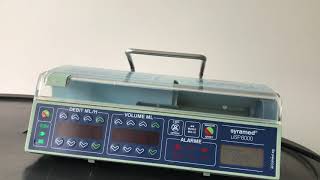 Infusion pump syringe driver Syramed SP6000 [upl. by Colly]