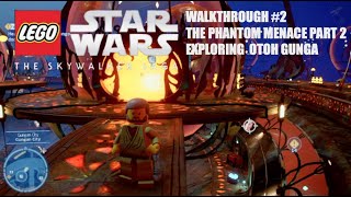 LEGO Star Wars The Skywalker Saga Walkthrough 2  The Phantom Menace Part 2  The Gungan City [upl. by Delija811]