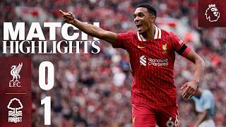 Highlights Liverpool 01 Nottingham Forest  Reds beaten at Anfield [upl. by Ellswerth]