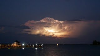 Cumulonimbus Time Lapse at Dusk [upl. by Merril]