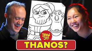 Animator Vs Cartoonist Draw Each Other As Avengers • DrawOff [upl. by Marras952]