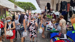 Tuesday Market In Desenzano Del Garda 4K [upl. by Gula945]