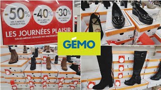 💥👠GÉMO CHAUSSURES PROMOTIONS AVANT SOLDES DHIVER JUSQUÀ 50 [upl. by Leith312]