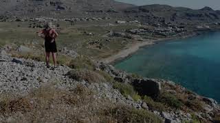 Navarone Bay Pefkos Beach and Lindia Thalassa Hotel [upl. by Lemahs]