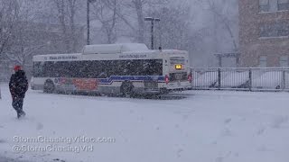 Chicago IL Lake Effect Snows  3142017 [upl. by Perrie]