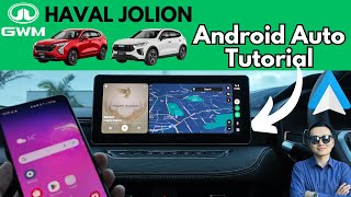 Haval Jolion Android Auto  How to Connect Setup Google Voice Assistance Tutorial Guide [upl. by Cowey]