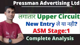 Pressman Advertisement share news  Pressman Advertisement share latest news [upl. by Fransisco]