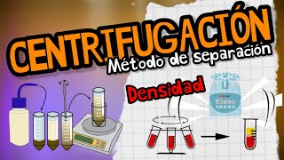 ¿QUÉ ES LA CENTRIFUGACIÓN ⚡ Métodos de separación de las MEZCLAS fácil y sencillo en 3 minutos [upl. by Bej360]