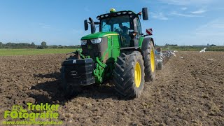 Brak  Ploegen  Ploughing  Pflugen  John Deere 6250R  ERMO [upl. by Tibold]