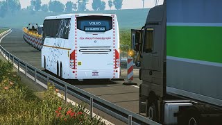 Tamilnadu SETC New BUS  Driving gameplay on Ets2 v131 [upl. by Ahsieyn]