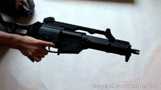 VFC  HampK G36c Licensed by Umarex Unboxing  Slowmotion [upl. by Enilarac]