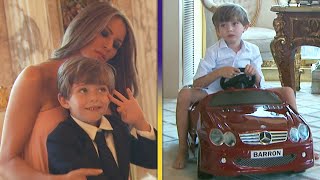 Watch RARE Barron Trump Moments With Donald and Melania  ET Vault Unlocked [upl. by Llerrehc]